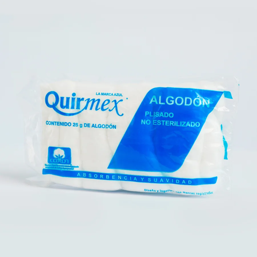 Pleated absorbent cotton 25 g