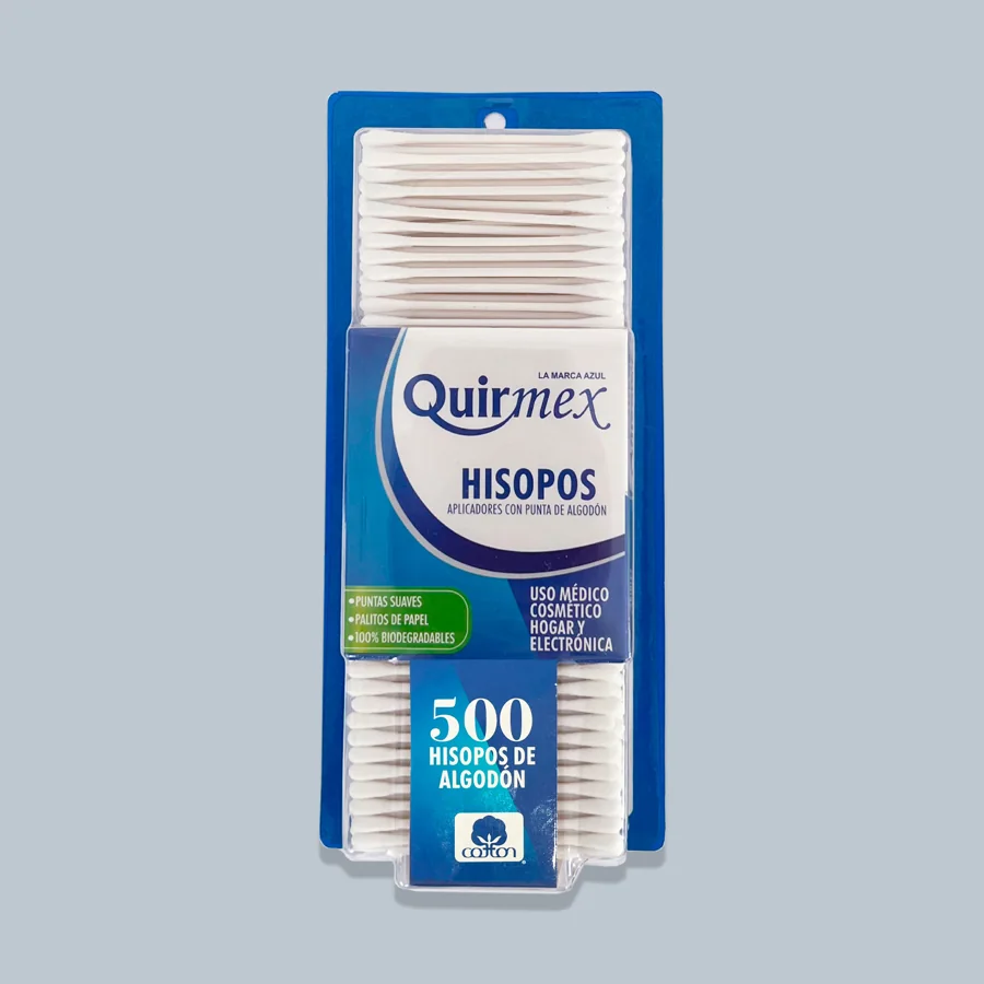 Quirmex cotton swabs (hisopos)
