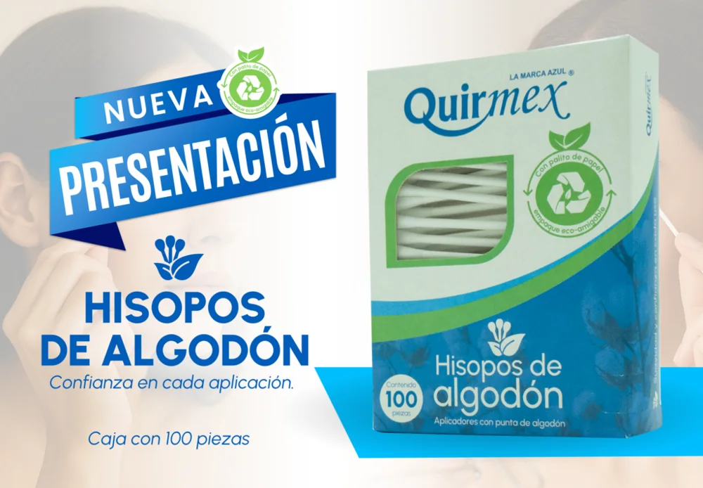 Quirmex cotton swabs (hisopos)